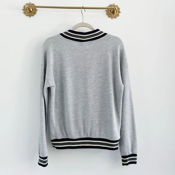Evereve Nova Varsity Stripe Sweatshirt - Picture 6 of 6